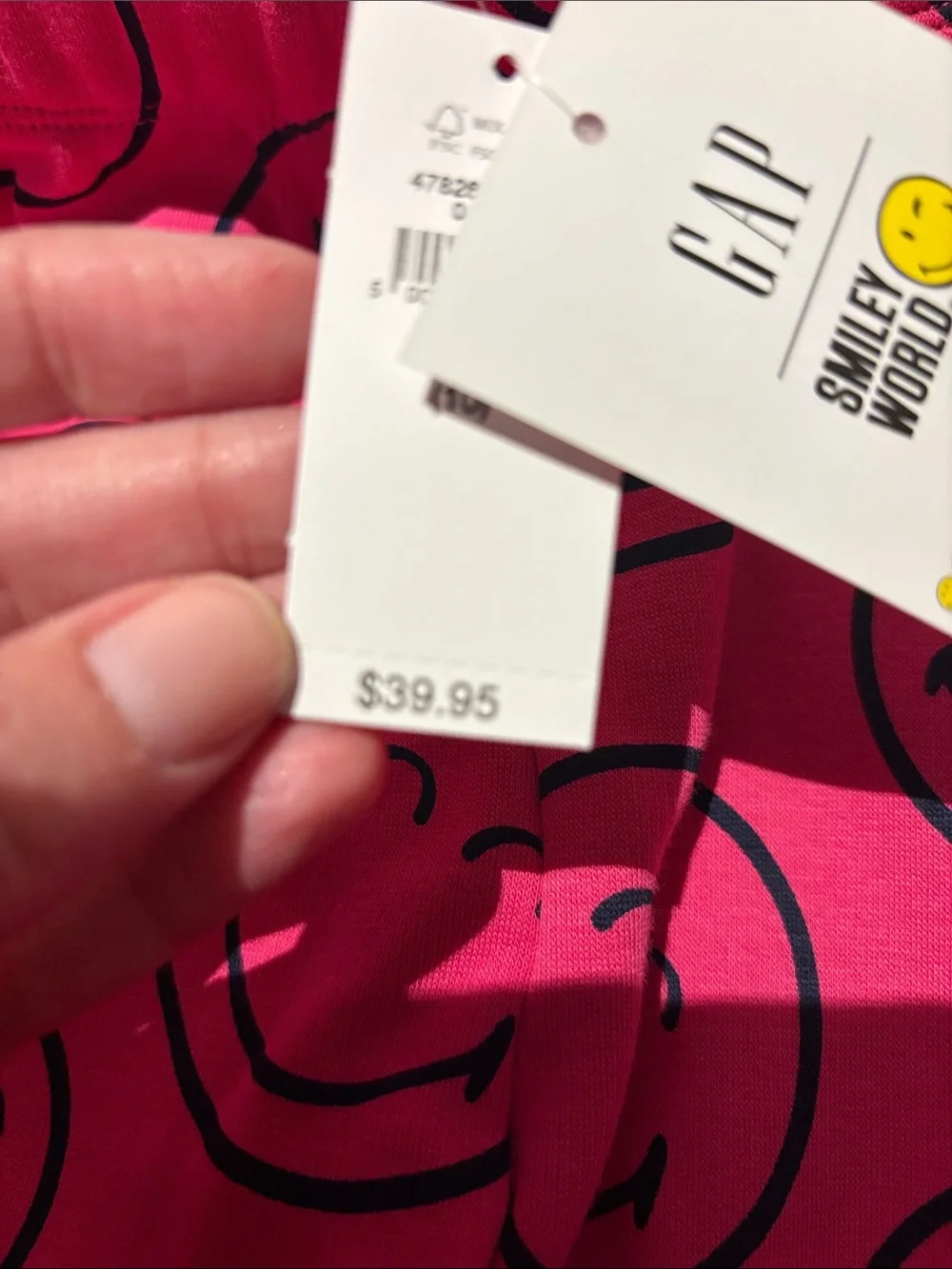 Gap kids x Smiley world cozy lined leggings